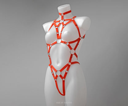 Rave bodysuit UV neon