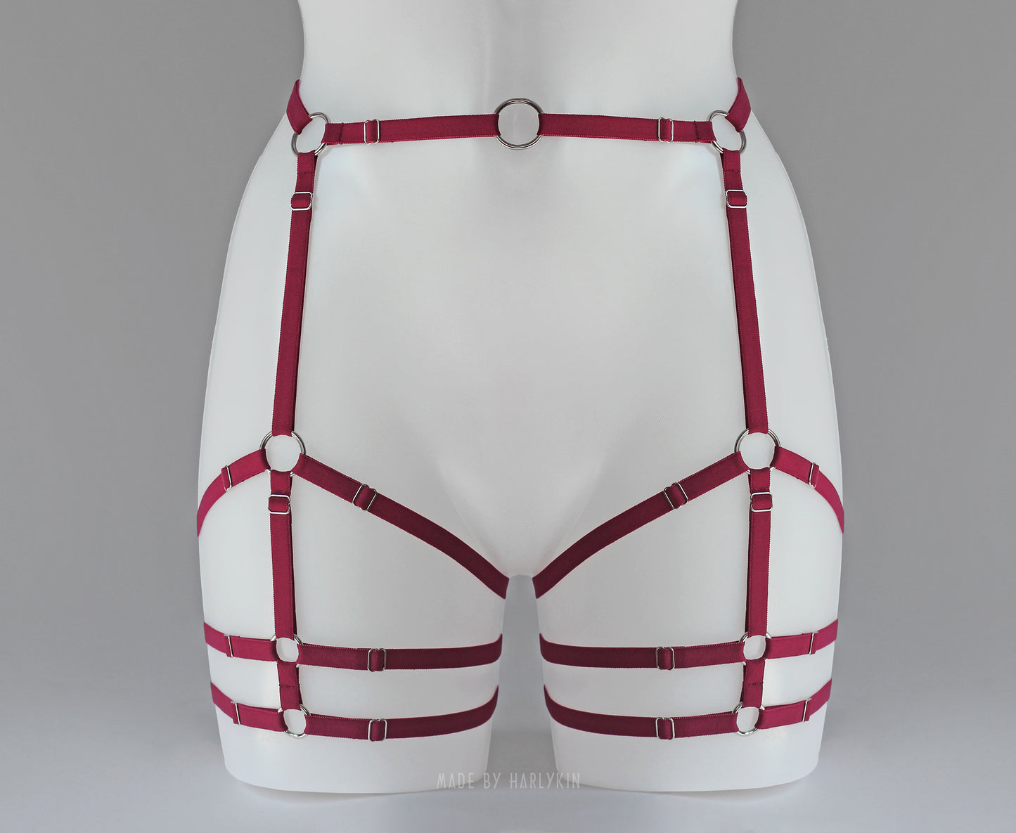 Harness garters belt