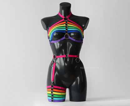 Rainbow Harness Set