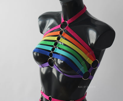 Rainbow Harness Set